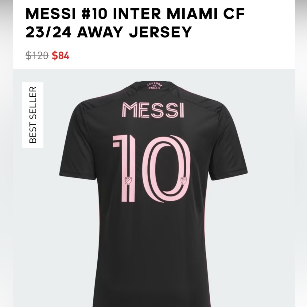 MESSI #10 INTER MIAMI CF JERSEY. NWT MED